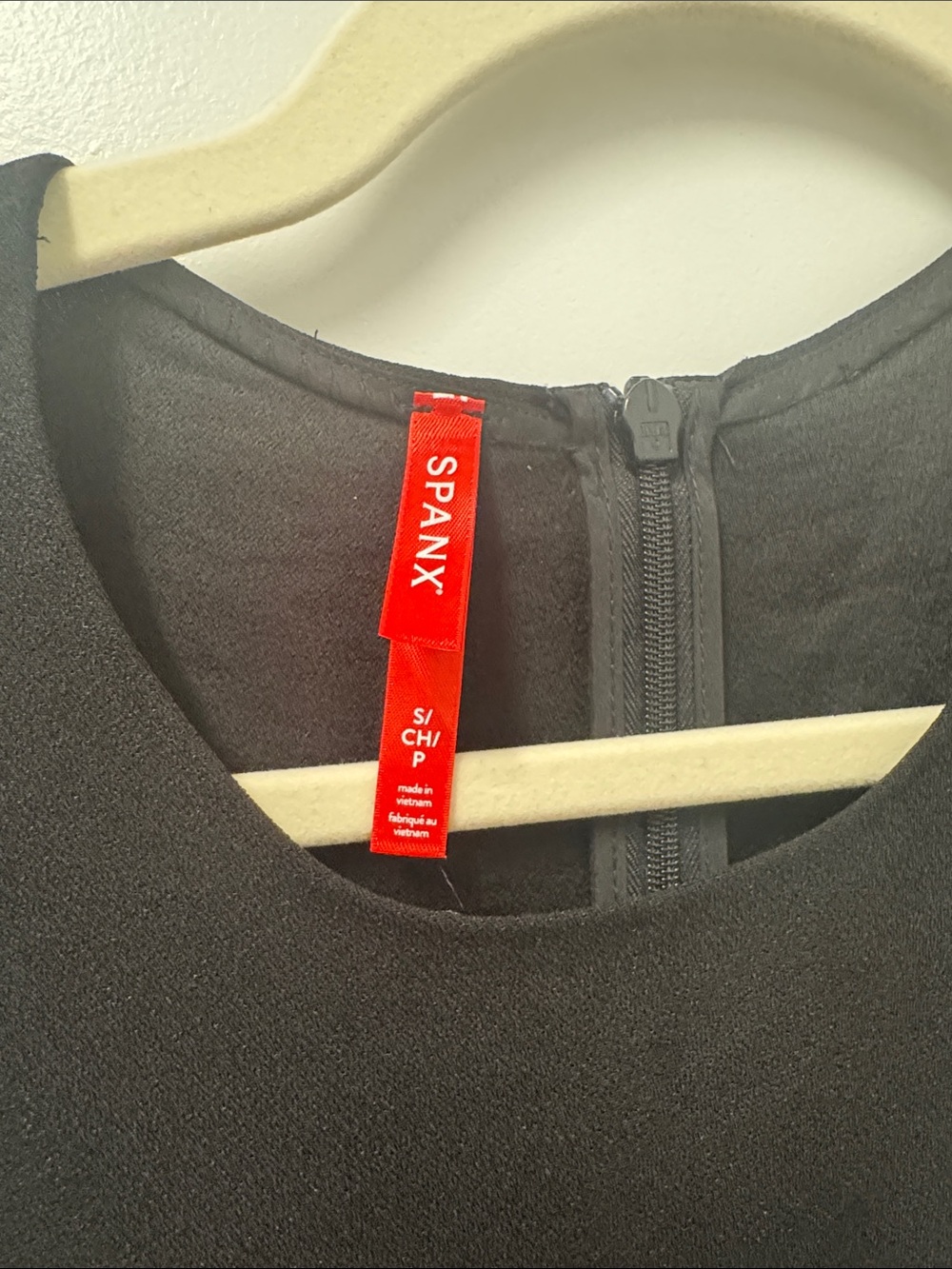 SPANX Black Sleeveless Peplum Tank Top - Picture 3 of 3